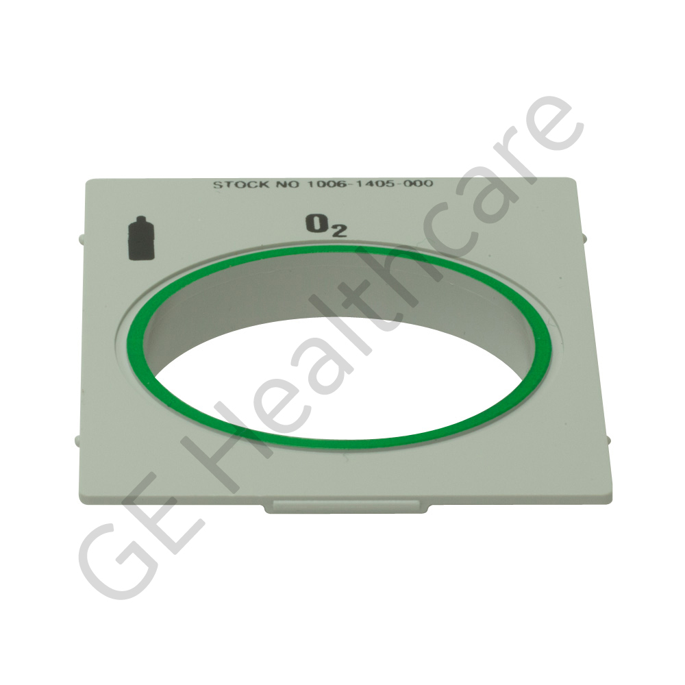 Cover Gas Identification O₂ Pad Printed Green Cylinder Cover Gas Identification O₂ Pad Printed Green Cylinder