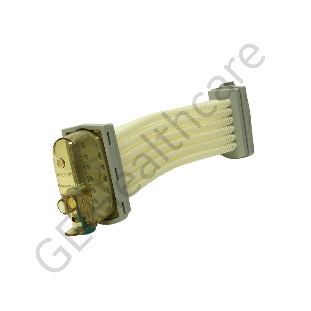 Conjunto com os tubos de passagem do bloco do condensador Conjunto com os tubos de passagem do bloco do condensador