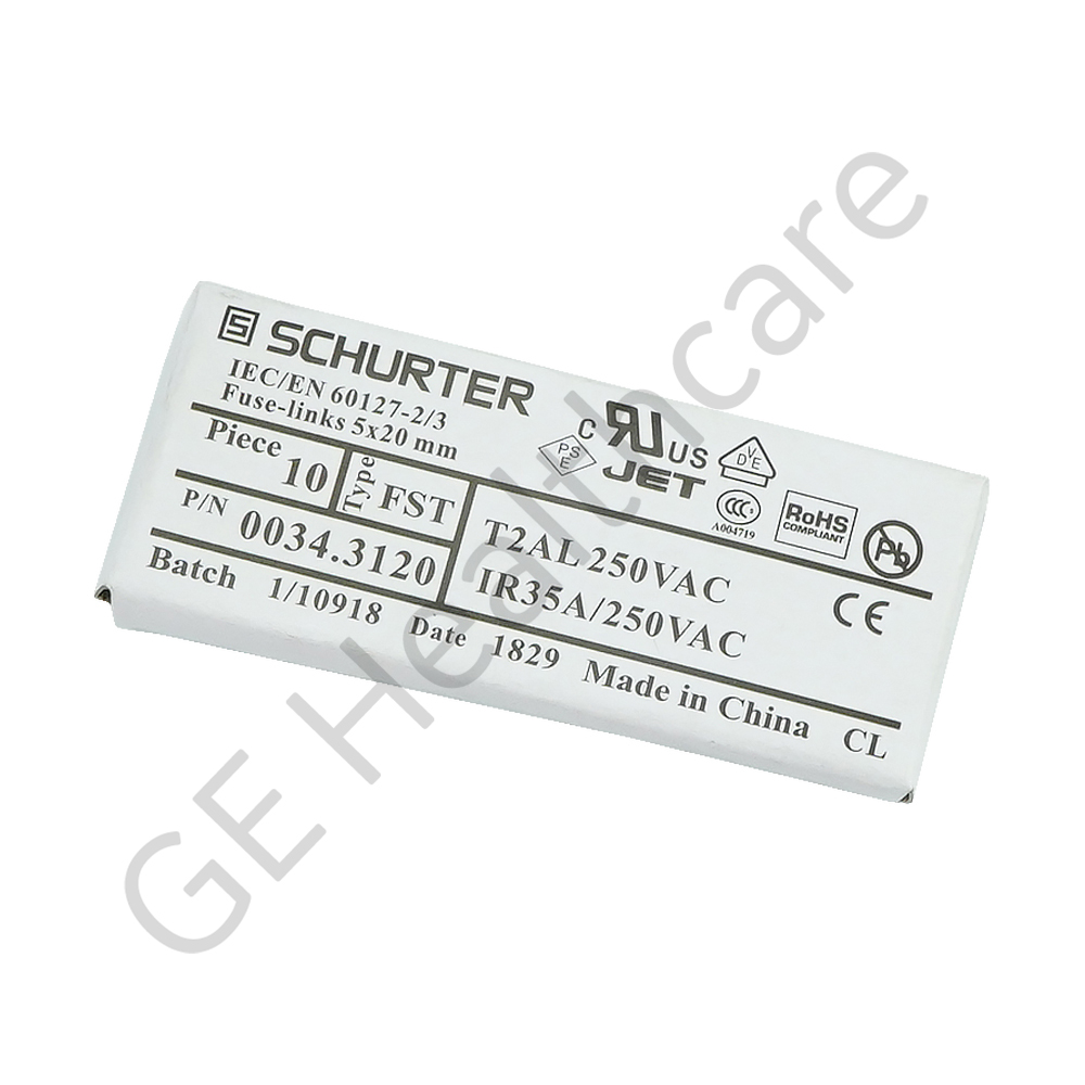 FUSE, FUSE 2A 250V 5X20MM DELAYED TIME FUSE, FUSE 2A 250V 5X20MM DELAYED TIME