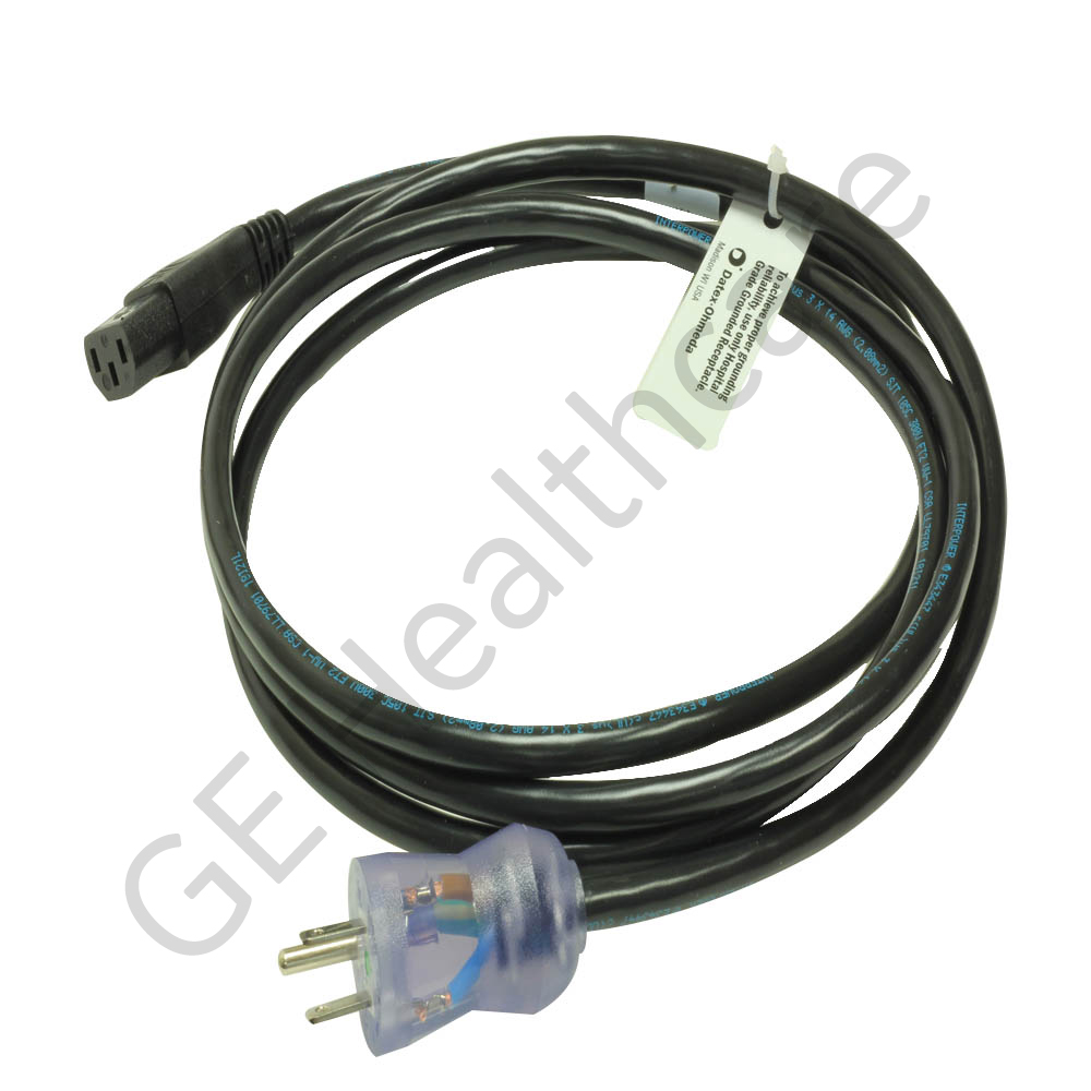 Power Cord 15A NEMA 5-15 with IEC 60320 STR CONN Assembly Power Cord 15A NEMA 5-15 with IEC 60320 STR CONN Assembly
