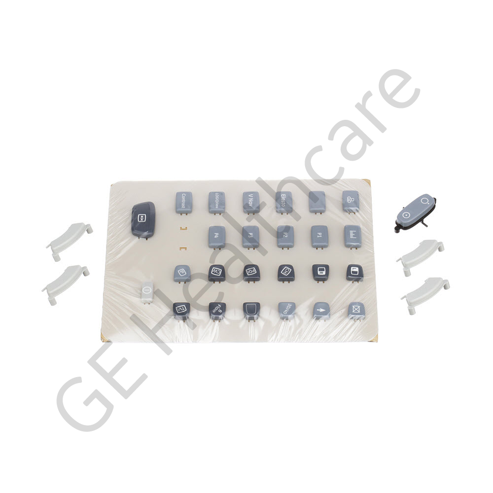 Button Cap Kit LOGIQ E9 with Bflow - Improved plastic Button Cap Kit LOGIQ E9 with Bflow - Improved plastic