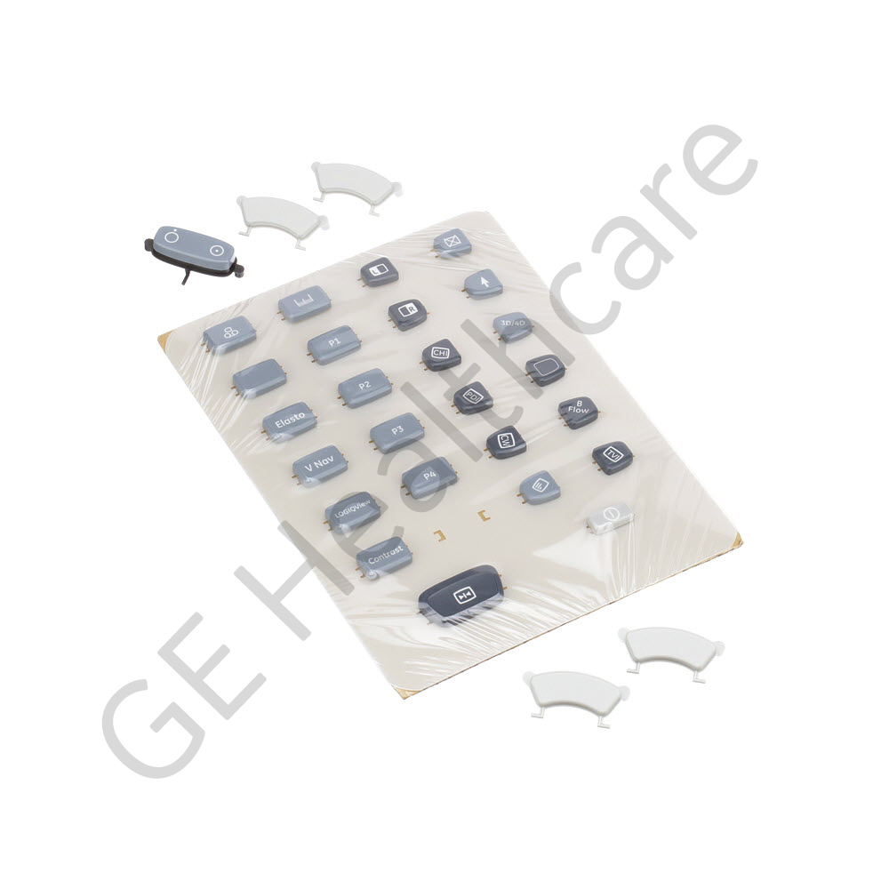 Button Cap Kit LOGIQ E9 with Bflow - Improved plastic Button Cap Kit LOGIQ E9 with Bflow - Improved plastic